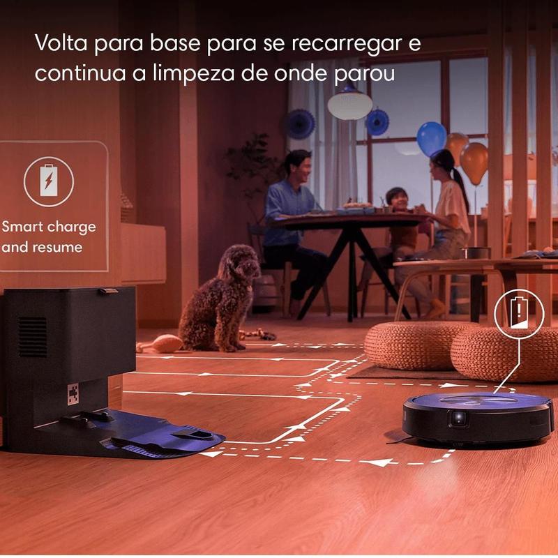 Robô Aspirador Roomba Combo J7 iRobot 2 em 1 Aspira e Passa Pano